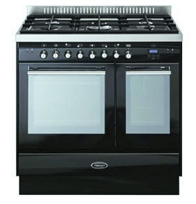 90CM DUAL FUEL MONO BLK WADF90MBK2